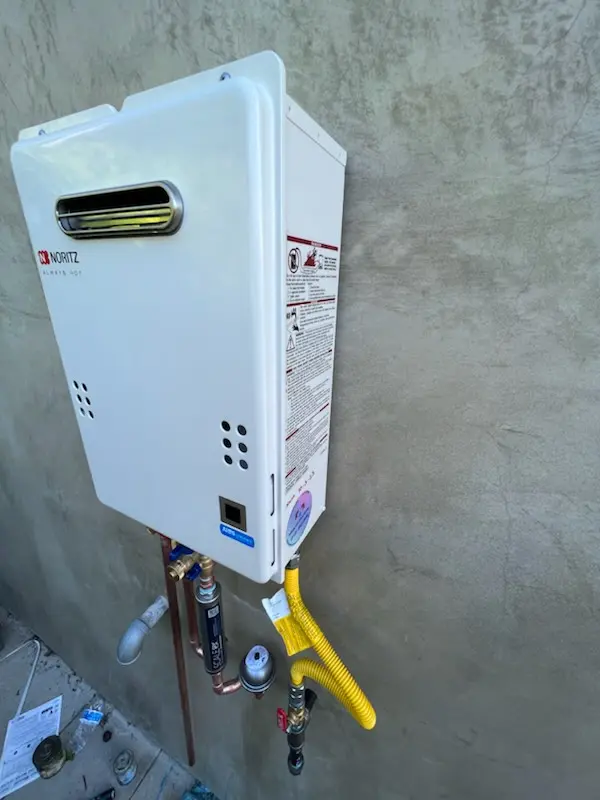 Tankless water heater installation for Hanover Center homes